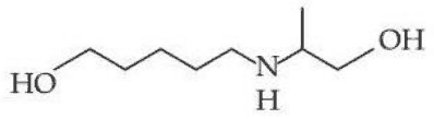 HO–(CH2)5–NH–CH(CH3)–CH2OH
